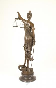 Bronze Skulptur Justitia
