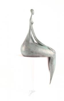Bronze Skulptur nackte Frau