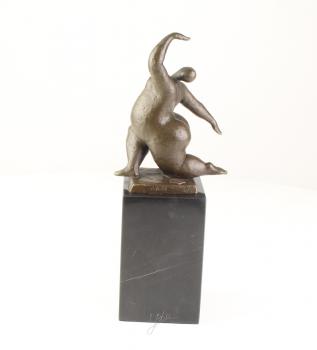 moderne Bronze Skulptur nackte Frau