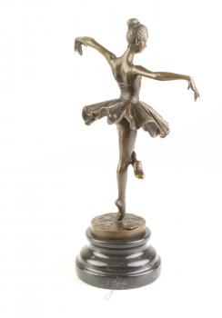 Bronze Skulptur Ballerina Passé