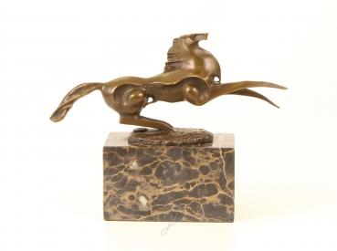 Bronze Skulptur Pferd stilisiert