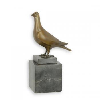 Bronze Skulptur Taube