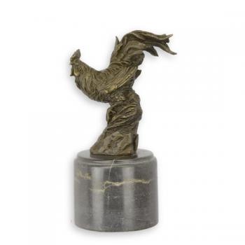 Bronze Skulptur Hahn