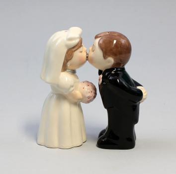 Salz und Pfeffer Streuer Paar Bride and Groom Brautpaar