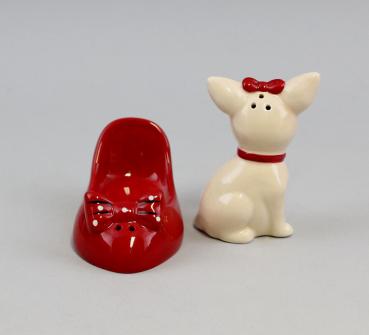 Streuer Paar Chihuahua In Shoe