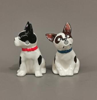 Salz und Pfeffer Streuer Paar Hunde