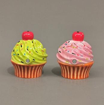 Salz und Pfeffer Streuer Paar Cupcakes