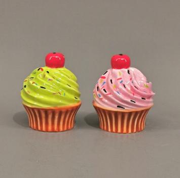 Salz und Pfeffer Streuer Paar Cupcakes