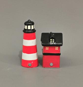 Salz und Pfeffer Streuer Paar Lighthouse