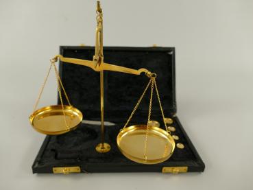 Goldwaage 50g Lederbox