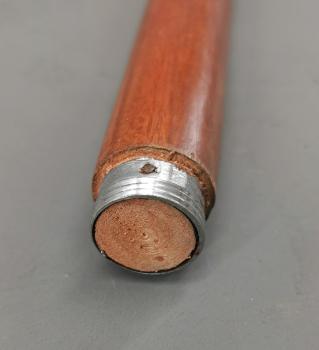 Spazierstock Holz/Griff Messing brüniert