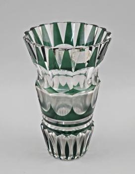 Kristallvase Art déco um 1930