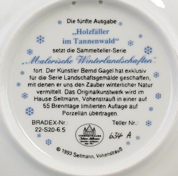 Sammelteller "Malerische Winterlandschaften"
