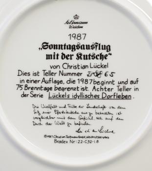 Sammelteller "Lückels idyllisches Dorfleben"