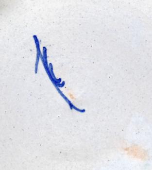 Große Schale Blaudekor