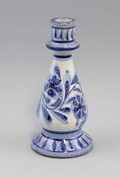 Kerzenständer Blaudekor