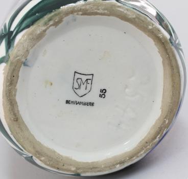 Vase Blumenmalerei Schramberg