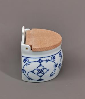 Metze Meste mit Holzdeckel Strohblume