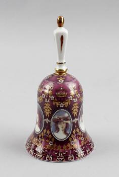 Glocke Damenportrait rosa