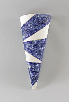 Wandvase Kobalt