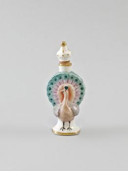 Schnupftabakdose Pfau klein, bunt