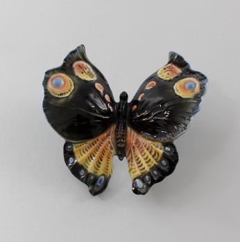 Schmetterling, schwarz/gelb