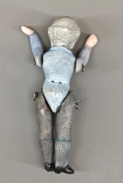 Ganz-Bisk.-Porz.-Puppenstubenpuppe Biedermeier-Mann