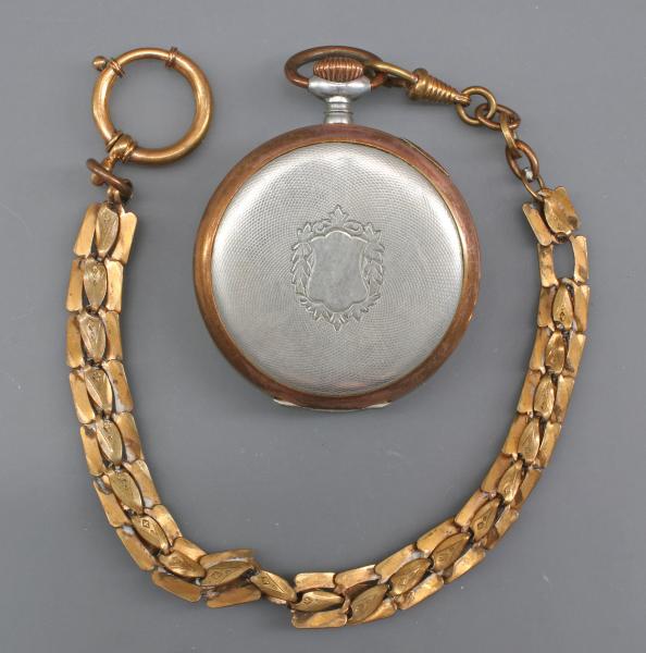 Silberne Herren-Taschenuhr Nidor um 1910