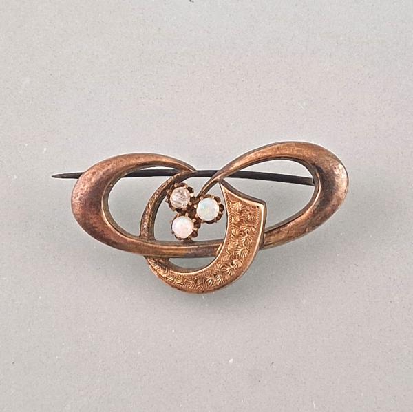 Opal-Brosche Jugendstil