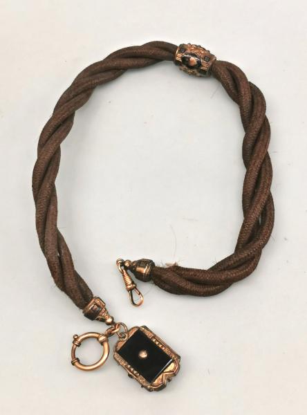 Haar-Uhrkette Biedermeier