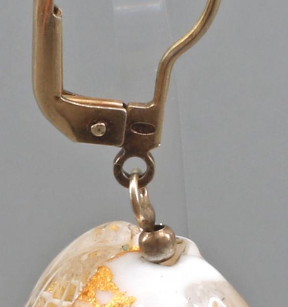 Glas-Ohrringe Millefiori