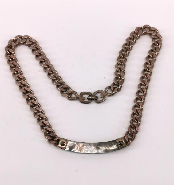 Silber-Collier mit Perlmutt