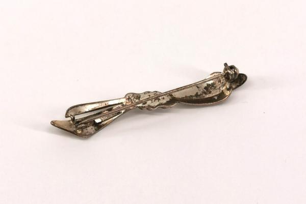 Brosche 835er Silber, Schleife