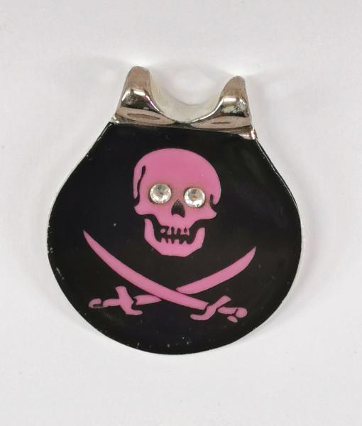 Porzellan Anhänger Kämmer Totenkopf Pirat