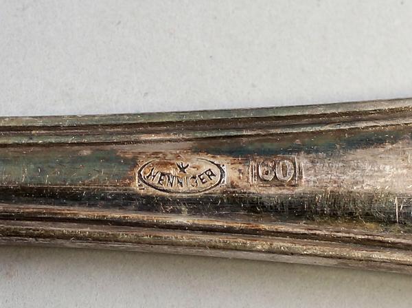 Speisebesteck teils Silber