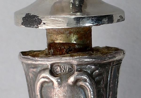 Tortenheber mit Silbergriff Gründerzeit