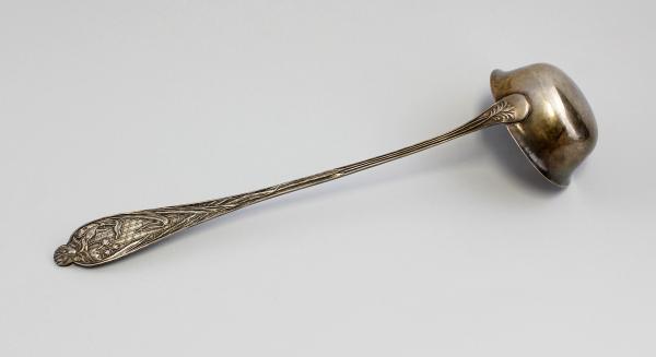 Versilberte Kelle Jugendstil