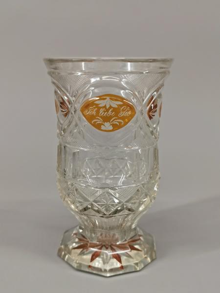 Kurschattenglas Biedermeier