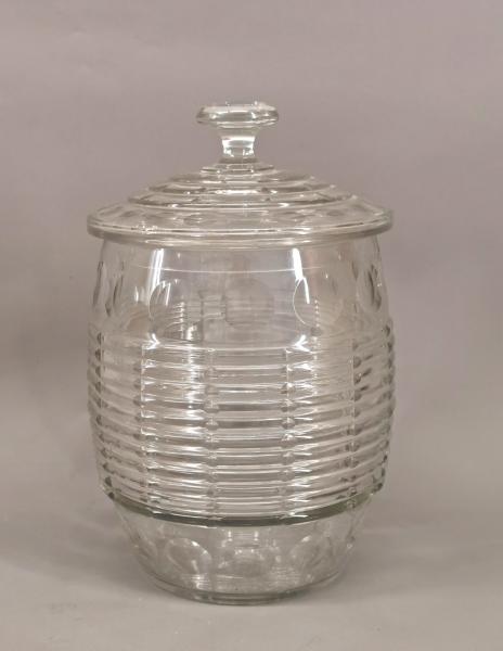 Kristall-Bowle handbeschliffen