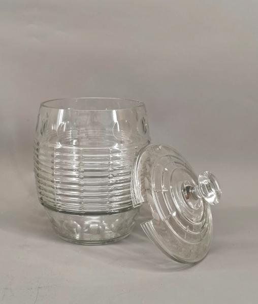 Kristall-Bowle handbeschliffen