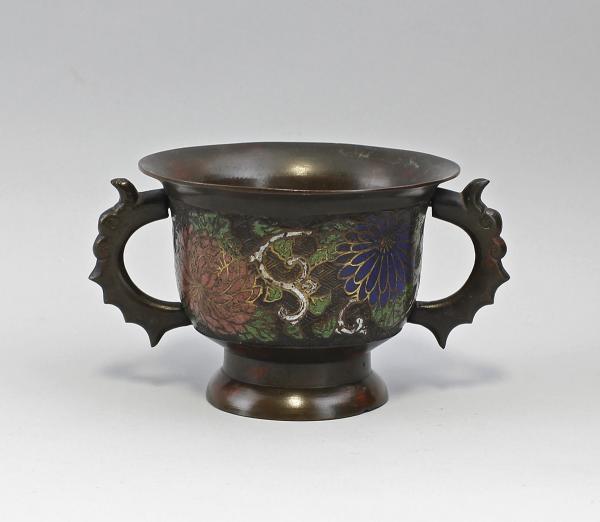 Henkelvase Cloisonné