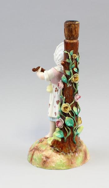 Biedermeier-Figur Mädchen mit Laute