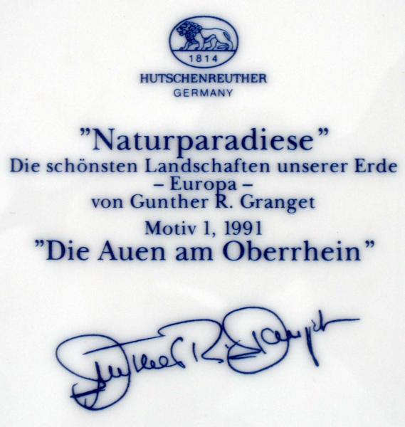 Granget, Sammel-Teller Hutschenreuther