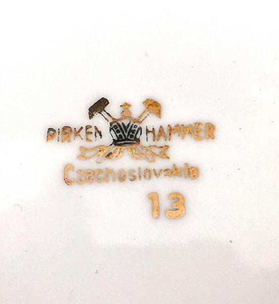 Tasse Jugendstil Goldfestons