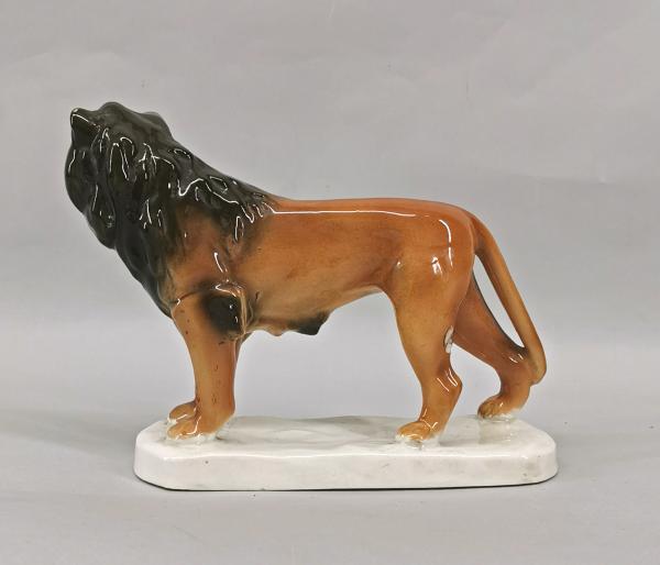 Porzellan Figur Löwe