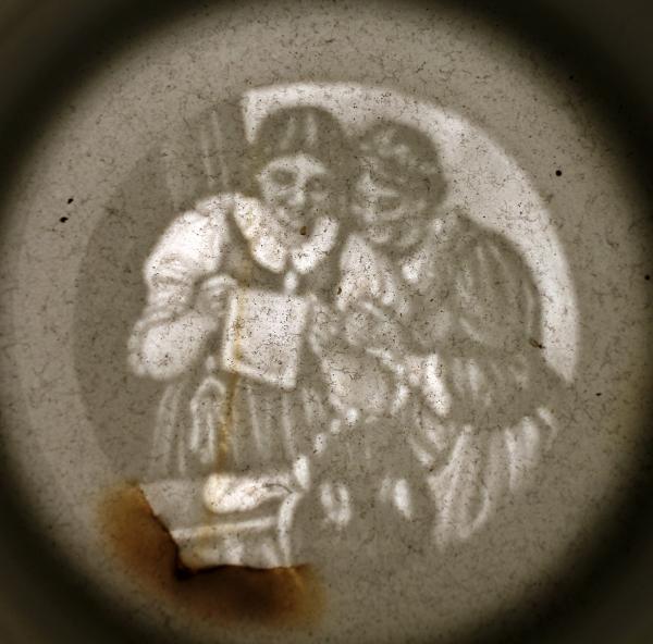Porzellan-Bierkrug.