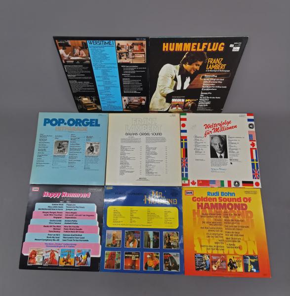 Konvolut Schallplatten Pop Orgel Hammond Wersi