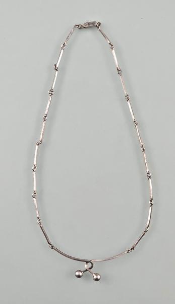 Silbernes Collier L 34 cm