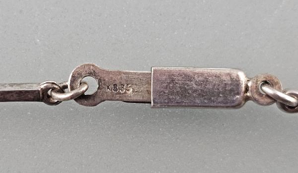 Silbernes Collier L 34 cm