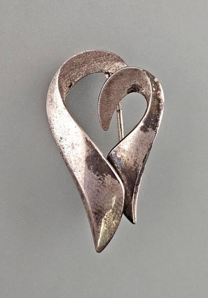 Florale Brosche 3,5 x 2 cm